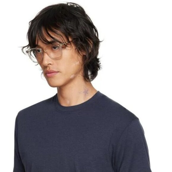 NEW Saint Laurent SL672 004 Beige Square Unisex Eyeglasses - Picture 3 of 11